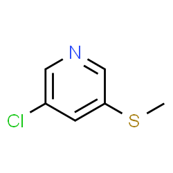 ChemSpider 2D Image | 3-Chloro-5-(methylsulfanyl)pyridine | C6H6ClNS