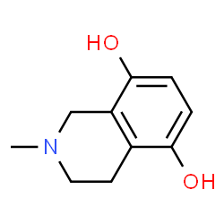 ChemSpider 2D Image | 2-Methyl-1,2,3,4-tetrahydro-5,8-isoquinolinediol | C10H13NO2