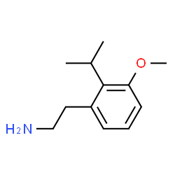 ChemSpider 2D Image | 2-(2-Isopropyl-3-methoxyphenyl)ethanamine | C12H19NO