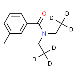 ChemSpider 2D Image | N,N-Bis[(2,2,2-~2~H_3_)ethyl]-3-methylbenzamide | C12H11D6NO