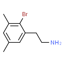ChemSpider 2D Image | 2-(2-Bromo-3,5-dimethylphenyl)ethanamine | C10H14BrN