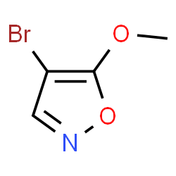 ChemSpider 2D Image | 4-Bromo-5-methoxy-1,2-oxazole | C4H4BrNO2