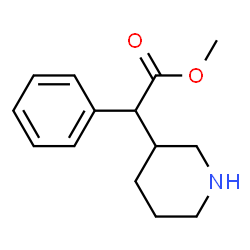 ChemSpider 2D Image | Methyl phenyl(3-piperidinyl)acetate | C14H19NO2