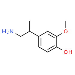 ChemSpider 2D Image | 4-(1-Amino-2-propanyl)-2-methoxyphenol | C10H15NO2
