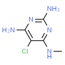 ChemSpider 2D Image | 5-Chloro-N~4~-methyl-2,4,6-pyrimidinetriamine | C5H8ClN5