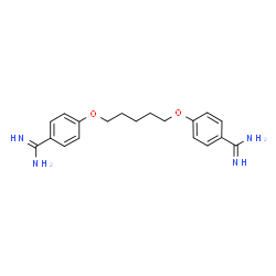 ChemSpider 2D Image | pentamidine | C19H24N4O2