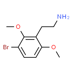 ChemSpider 2D Image | 2-(3-Bromo-2,6-dimethoxyphenyl)ethanamine | C10H14BrNO2