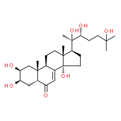 ChemSpider 2D Image | Ecdysterone | C27H44O7