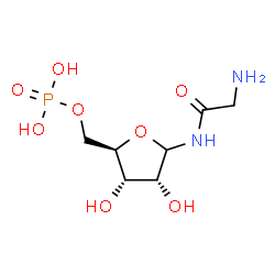 ChemSpider 2D Image | N(1)-(5-phospho-D-ribosyl)glycinamide | C7H15N2O8P