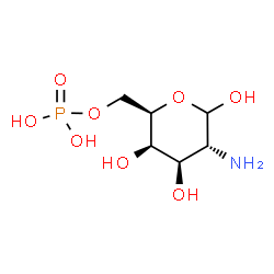 ChemSpider 2D Image | D-galactosamine 6-phosphate | C6H14NO8P