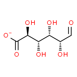 ChemSpider 2D Image | glucuronate | C6H9O7