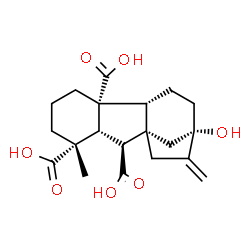 ChemSpider 2D Image | gibberellin A17 | C20H26O7