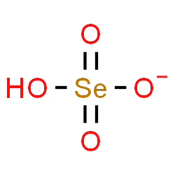 ChemSpider 2D Image | Hydrogen selenate | HO4Se