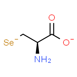 ChemSpider 2D Image | (2R)-2-Amino-3-selenidopropanoate | C3H5NO2Se