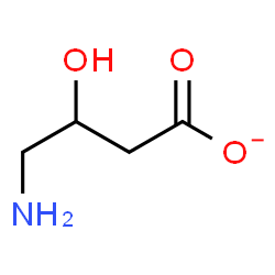 ChemSpider 2D Image | 4-Amino-3-hydroxybutanoate | C4H8NO3