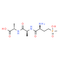 ChemSpider 2D Image | Bialaphos | C11H22N3O6P