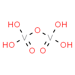 ChemSpider 2D Image | (dihydroxy(oxo)vanadio)oxy-dihydroxy-oxo-vanadium | H4O7V2
