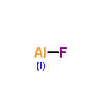 InChI=1/Al.FH/h;1H/q+1;/p-1/rAlF/c1-2