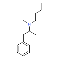 ChemSpider 2D Image | N-Methyl-N-butylamphetamine | C14H23N