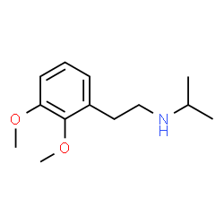ChemSpider 2D Image | N-[2-(2,3-Dimethoxyphenyl)ethyl]-2-propanamine | C13H21NO2
