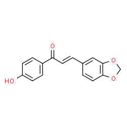 ChemSpider 2D Image | 4'-hydroxy-3,4-methylenedioxychalcone | C16H12O4