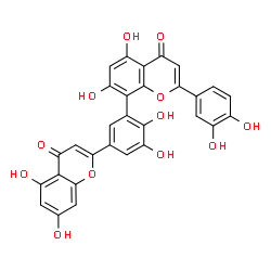 ChemSpider 2D Image | 5',8"-Biluteolin | C30H18O12