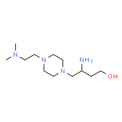 ChemSpider 2D Image | 3-Amino-4-{4-[2-(dimethylamino)ethyl]-1-piperazinyl}-1-butanol | C12H28N4O