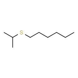 ChemSpider 2D Image | 1-(Isopropylsulfanyl)hexane | C9H20S