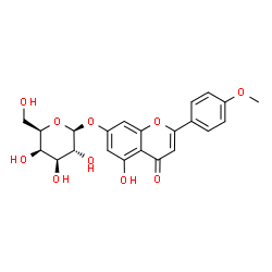 ChemSpider 2D Image | Acacetin-7-O-beta-D-galactopyranoside | C22H22O10