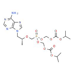 ChemSpider 2D Image | Tenofovir disoproxil | C19H30N5O10P