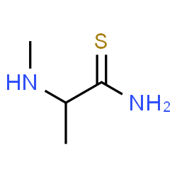 ChemSpider 2D Image | 2-(Methylamino)propanethioamide | C4H10N2S