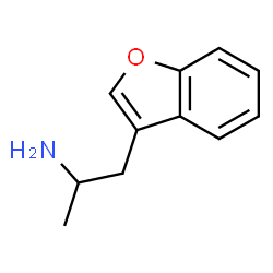 ChemSpider 2D Image | 1-(1-Benzofuran-3-yl)-2-propanamine | C11H13NO