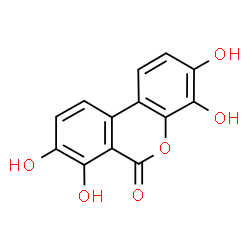 ChemSpider 2D Image | 3,4,7,8-Tetrahydroxy-6H-benzo[c]chromen-6-one | C13H8O6