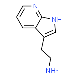ChemSpider 2D Image | 2-(1H-Pyrrolo[2,3-b]pyridin-3-yl)ethanamine | C9H11N3