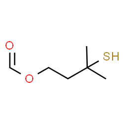 ChemSpider 2D Image | 3-Methyl-3-sulfanylbutyl formate | C6H12O2S