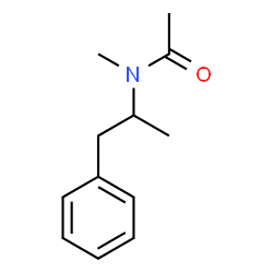 ChemSpider 2D Image | N-acetylmethamphetamine | C12H17NO
