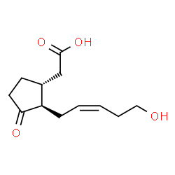ChemSpider 2D Image | 12-hydroxyjasmonic acid | C12H18O4