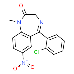 ChemSpider 2D Image | Methylclonazepam | C16H12ClN3O3