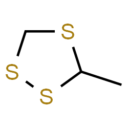 ChemSpider 2D Image | 3-Methyl-1,2,4-trithiolane | C3H6S3
