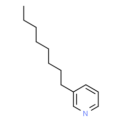 ChemSpider 2D Image | 3-Octylpyridine | C13H21N