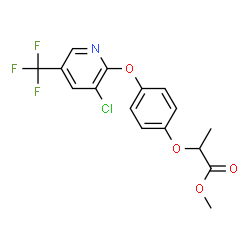 ChemSpider 2D Image | haloxyfop-methyl | C16H13ClF3NO4