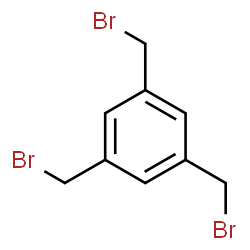 ChemSpider 2D Image | 1,3,5-Tris(bromomethyl)benzene | C9H9Br3
