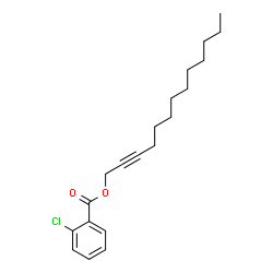 ChemSpider 2D Image | 2-Tridecyn-1-yl 2-chlorobenzoate | C20H27ClO2