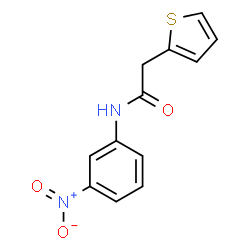 ChemSpider 2D Image | N-(3-Nitrophenyl)-2-(2-thienyl)acetamide | C12H10N2O3S