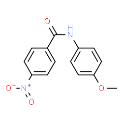 ChemSpider 2D Image | N-(4-Methoxyphenyl)-4-nitrobenzamide | C14H12N2O4