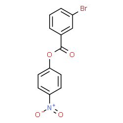 ChemSpider 2D Image | 4-Nitrophenyl 3-bromobenzoate | C13H8BrNO4