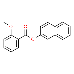 ChemSpider 2D Image | 2-Naphthyl 2-methoxybenzoate | C18H14O3