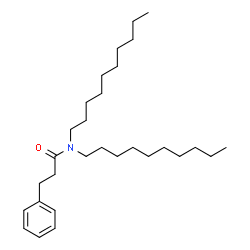 ChemSpider 2D Image | N,N-Didecyl-3-phenylpropanamide | C29H51NO