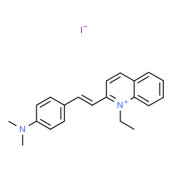 ChemSpider 2D Image | Quinaldine red | C21H23IN2