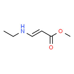 ChemSpider 2D Image | Methyl (2E)-3-(ethylamino)acrylate | C6H11NO2
